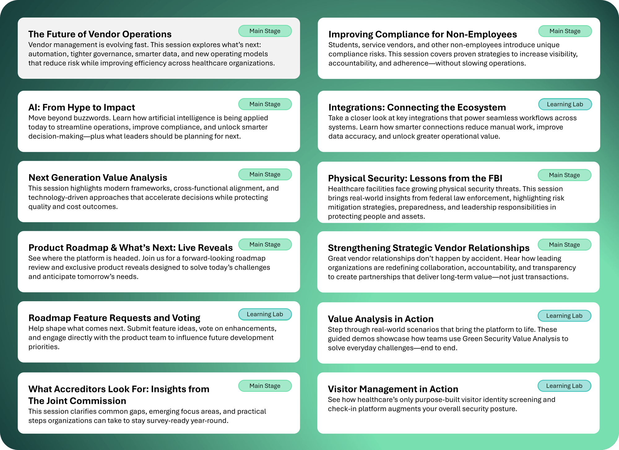 Agenda Overview 2