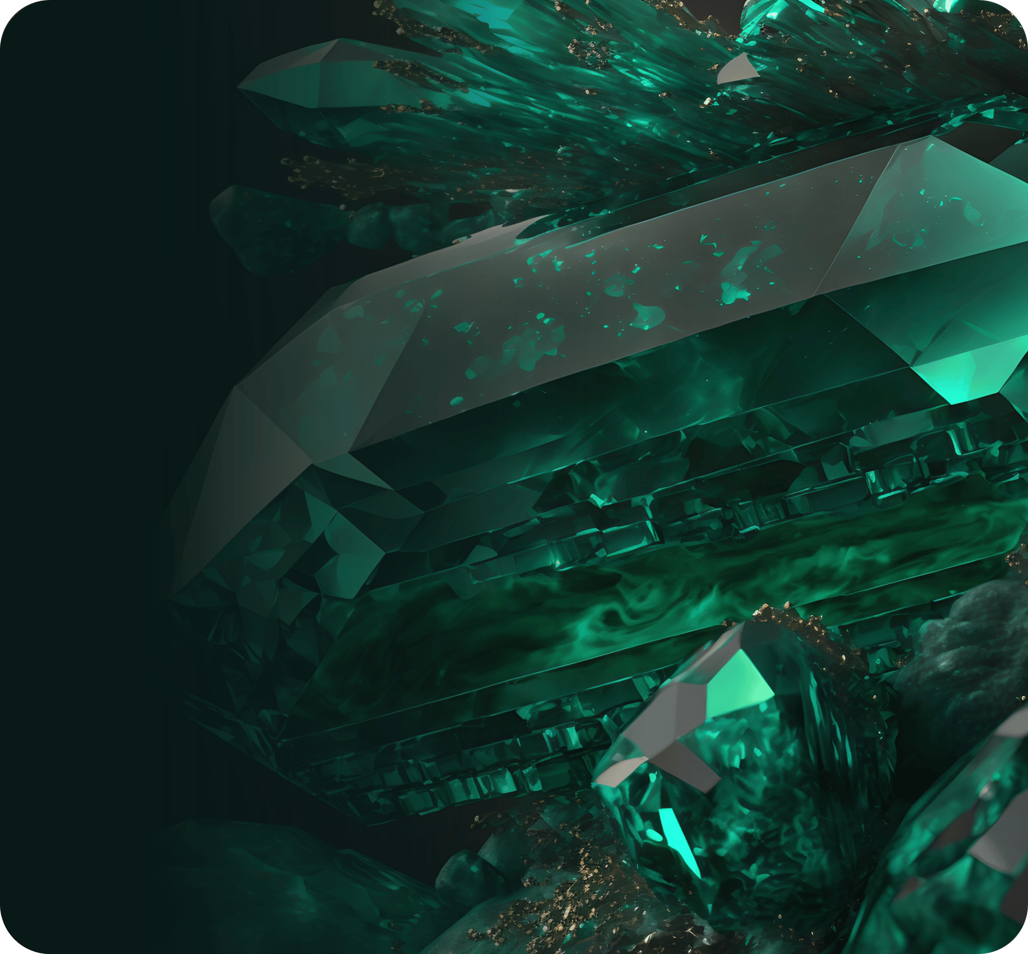 LP Header - Emerald Stone