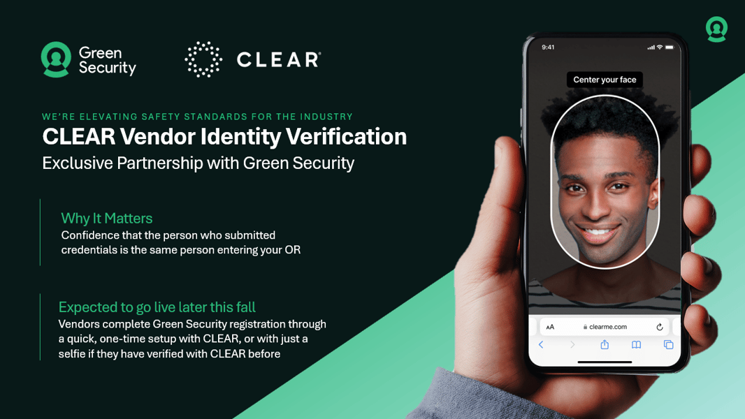 Green Security Partners with CLEAR®; Expanding Trusted Identity Network to Healthcare Vendor Credentialing